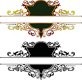 矢量歐式經(jīng)典花紋