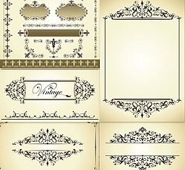 經(jīng)典邊框打包下載矢量圖