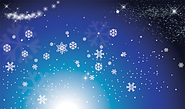 矢量素材雪花夢(mèng)幻圖片