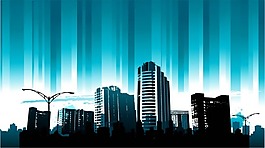 精美城市矢量素材