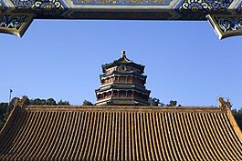 頤和園佛香閣仰望