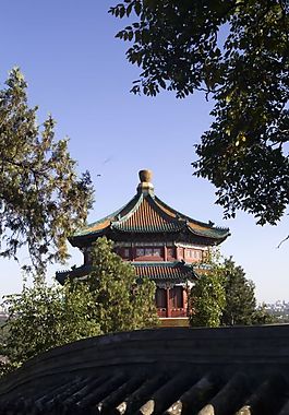 頤和園佛香閣日照