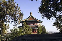 A頤和園佛香閣日照