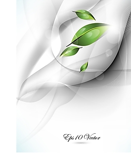 矢量綠葉網(wǎng)頁設(shè)計(jì)素材
