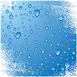 矢量動感水珠背景素材
