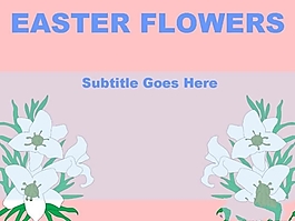 欧美复活节PPT模板