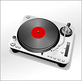留聲機音響矢量圖