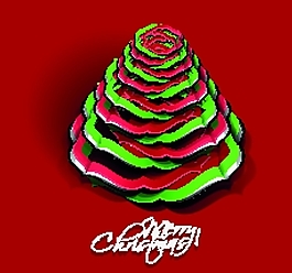 矢量圣誕節(jié)卡片素材創(chuàng)意圖片