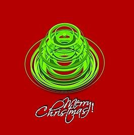 矢量圣誕線條創(chuàng)意圣誕樹