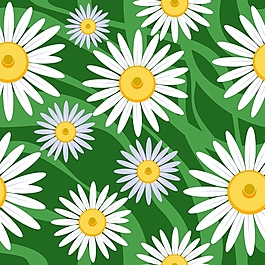 矢量精美鮮花花葉背景素材