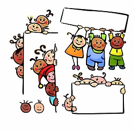 兒童卡通插畫矢量素材