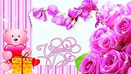 情人節(jié)信封PSD素材下載