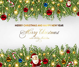 節(jié)慶圣誕主題背景矢量圖