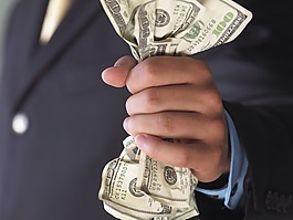 手部寫(xiě)真 商務(wù)人士 美元