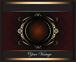 矢量歐式經(jīng)典花紋背景