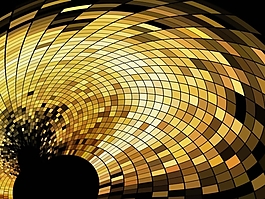 矢量絢麗馬賽克空間感素材