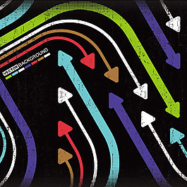 潮流箭頭矢量圖