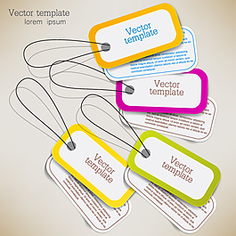 矢量時尚標簽圖片素材