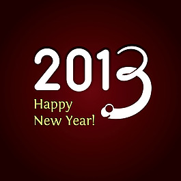 2013新年卡通字體