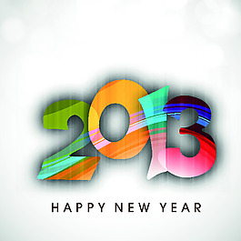 2013潮流炫彩字體