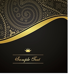 矢量古典歐式花紋樣式背景素材