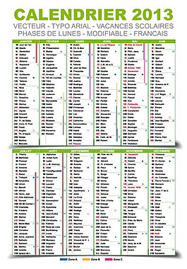 國外2013年日歷