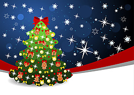 圣誕樹經(jīng)典賀卡