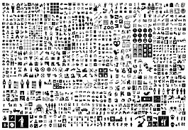 多款黑色圖標(biāo)