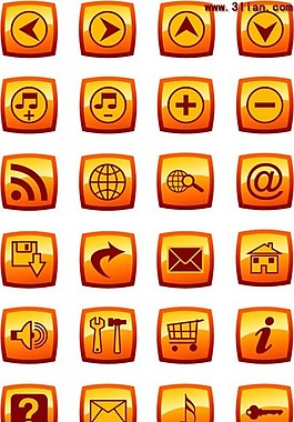 多款web2.0設(shè)計圖標(biāo)素材