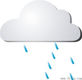 多云小雨圖標