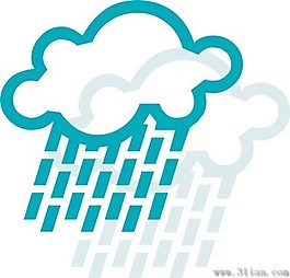 暴雨天氣圖標(biāo)