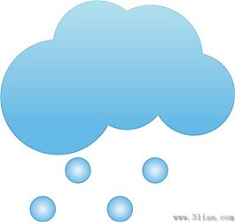 小雨天氣圖標