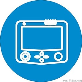 深藍(lán)色玩具圖標(biāo)素材