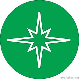 綠色星形圖標
