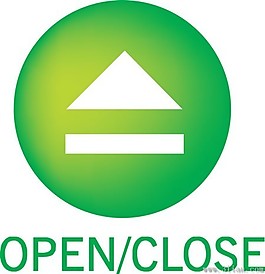 绿色OPEN.CLOSE图标