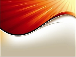 紅色閃耀PPT模板