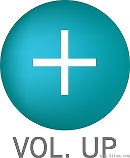 深藍色vol圖標素材