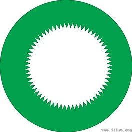 綠色背景齒輪圖標(biāo)