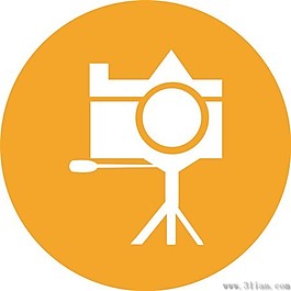 紫色攝影圖標