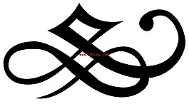 矢量黑色花边素材