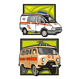 救護(hù)車(chē)模型