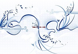 蓝色梦幻 叶子