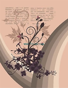 矢量鲜花花朵