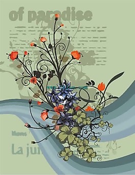 矢量植物花朵