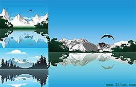 山水風景