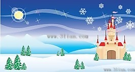 雪中城堡