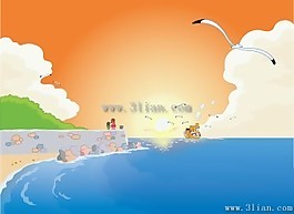 海邊景色