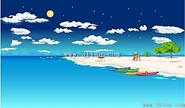 夏日海灘