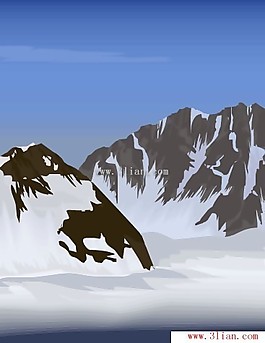 雪山風景