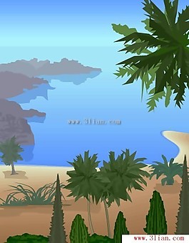 大海邊風景